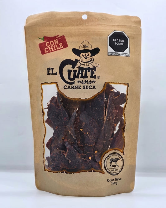 Carne seca con chile 150g El Cuate®