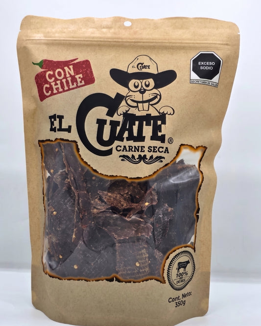 Carne seca con chile 350g El Cuate®