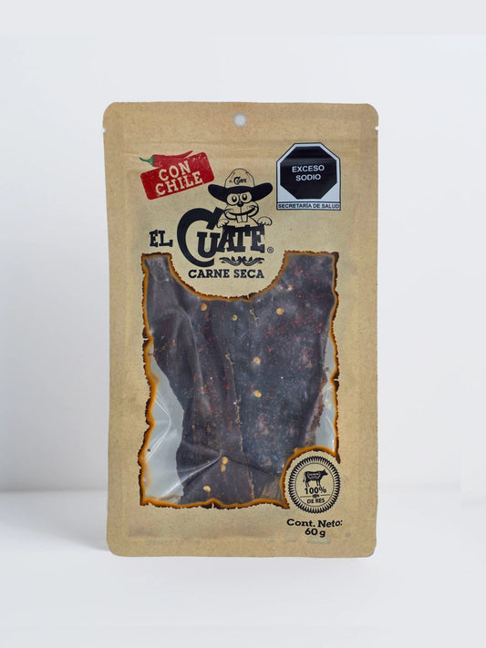Carne seca con chile 60g El Cuate®