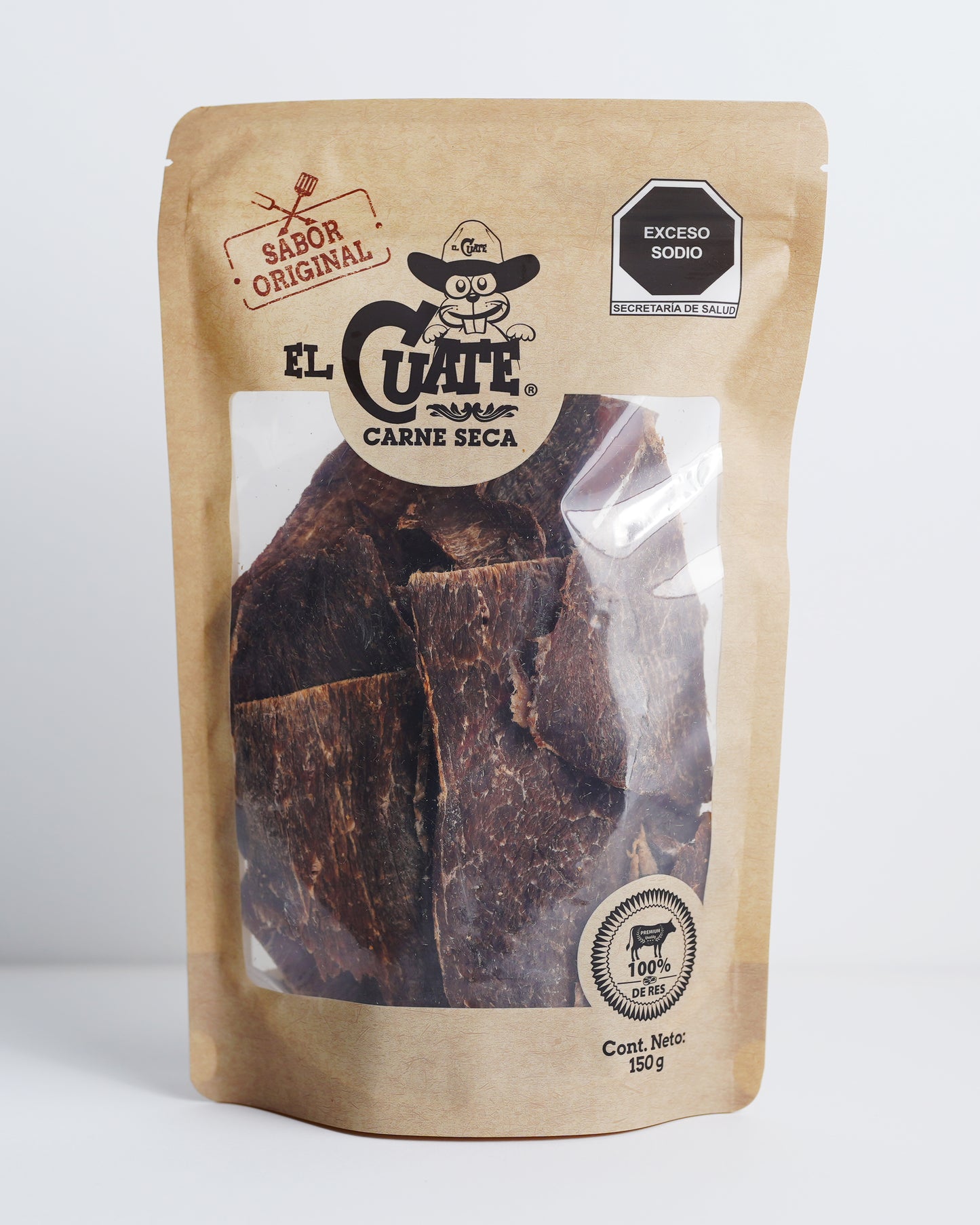 Carne seca original 150g El Cuate®